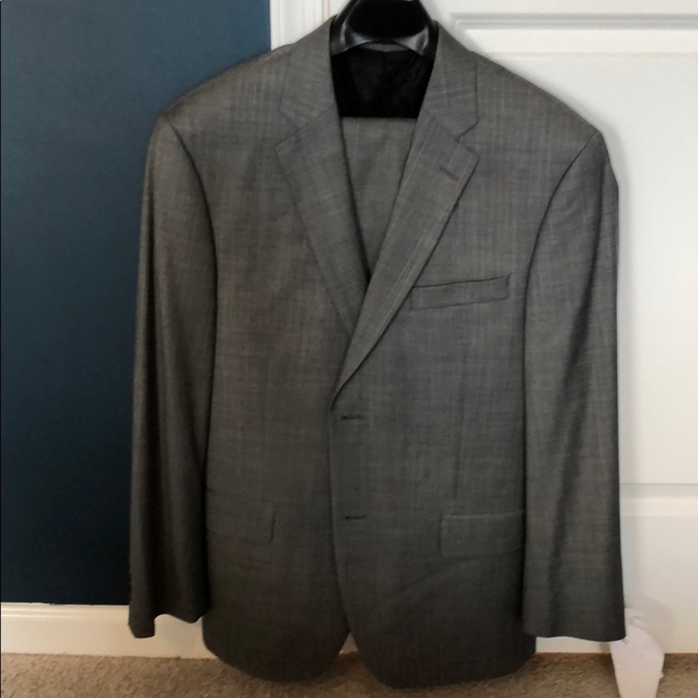 Gray Pattern Suit